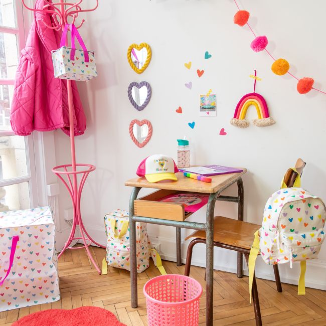 Παιδικό σακίδιο πλάτης Hearts 22x30x9 cm