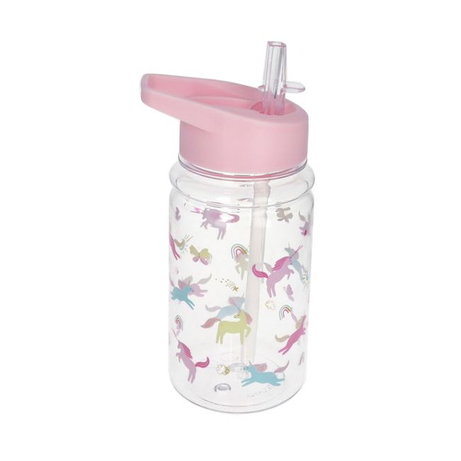 Παιδικό Μπουκάλι νερού με καλαμάκι Unicorn