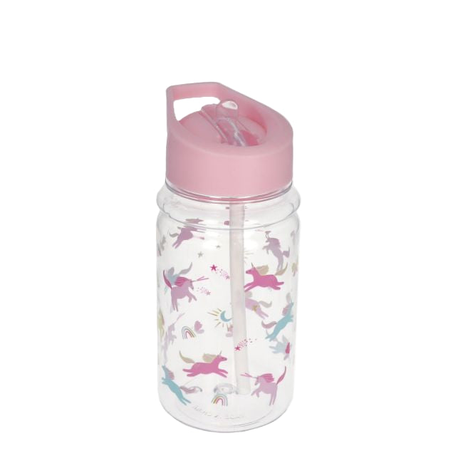Παιδικό Μπουκάλι νερού με καλαμάκι Unicorn