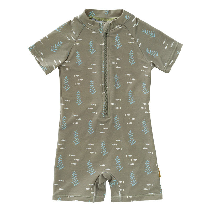 Παιδικό ολόσωμο μαγιό με προστασία UV50-Fresk Ocean Sea Green-3M-7Y