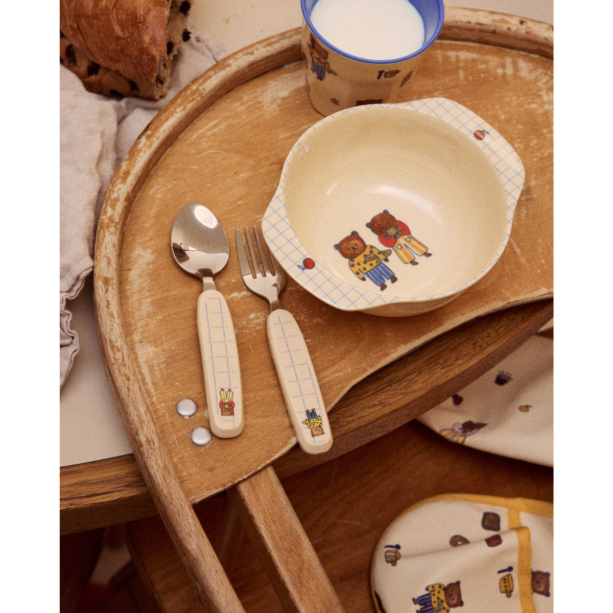 Kid's set spoon and fork