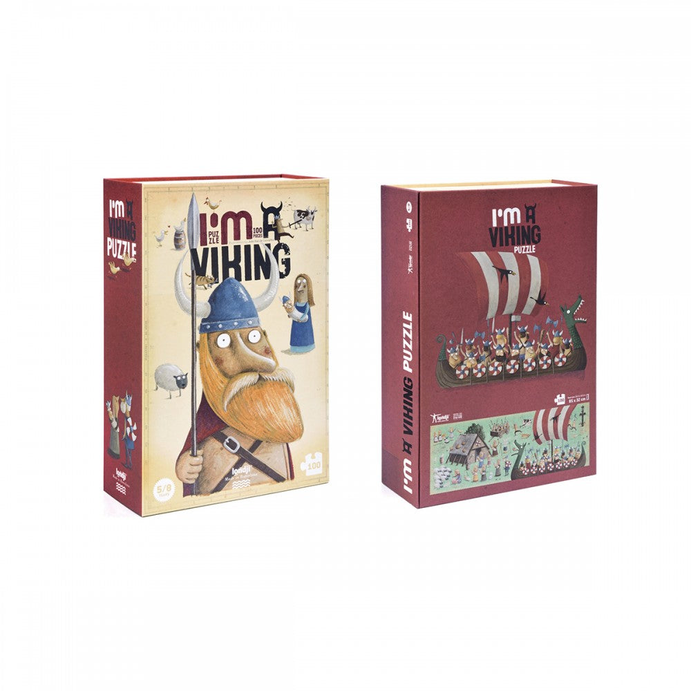 I'm A Viking Puzzle - 100 Pcs 5+ years-Londji