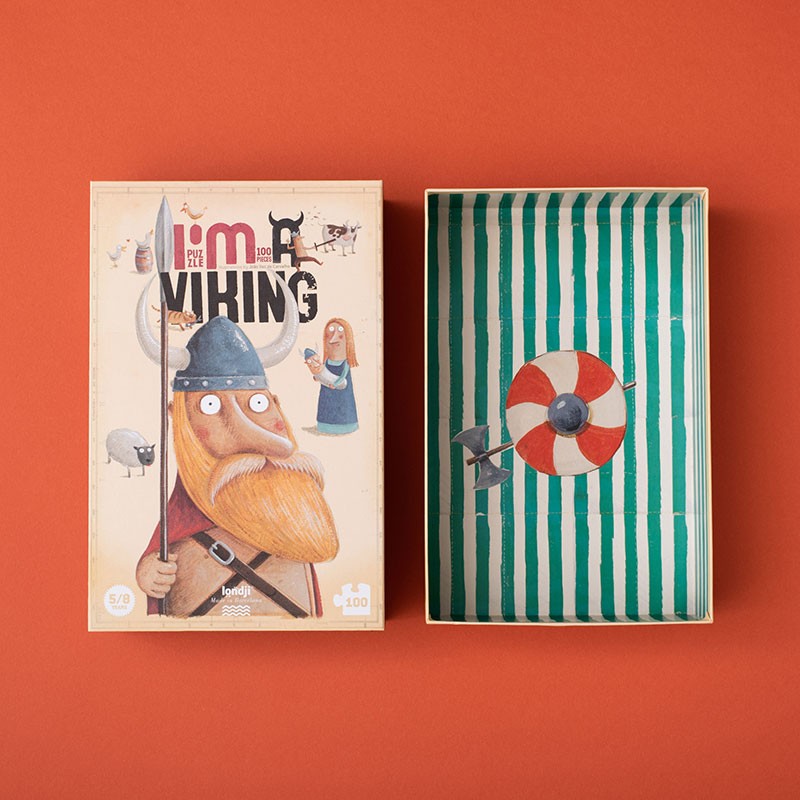 I'm A Viking Puzzle - 100 Pcs 5+ years-Londji