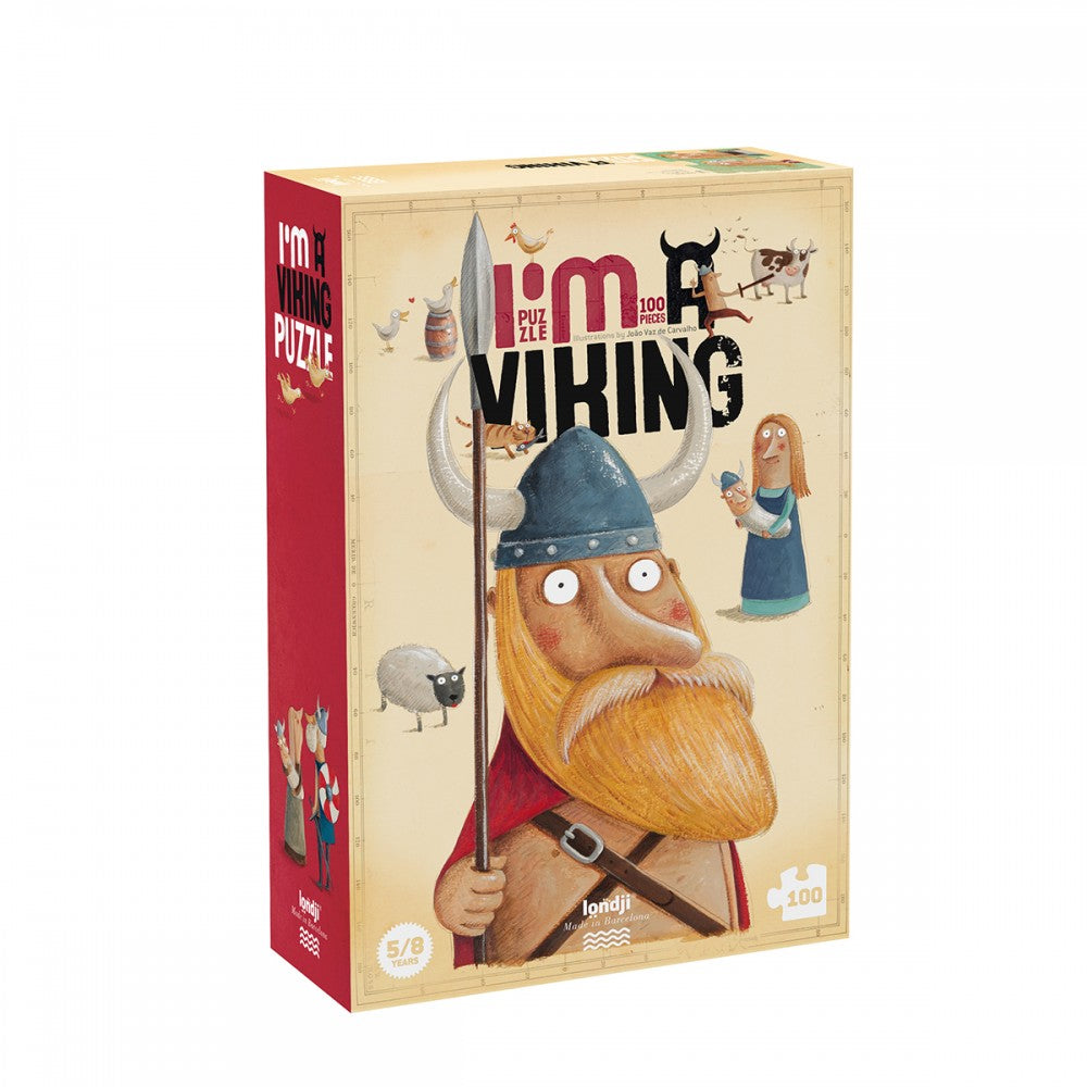 I'm A Viking Puzzle - 100 Pcs 5+ years-Londji
