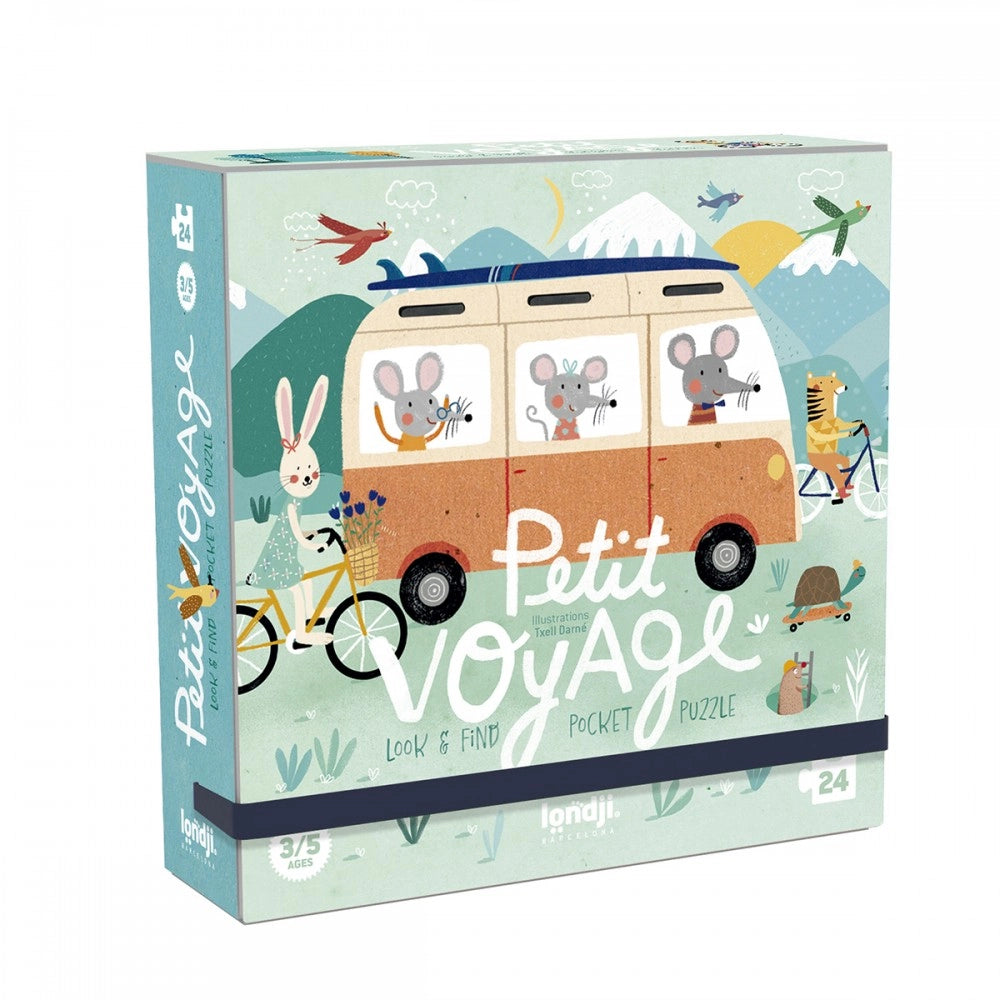 Kid's puzzle 24pcs "Petit Voyage" - Londji 3+ years
