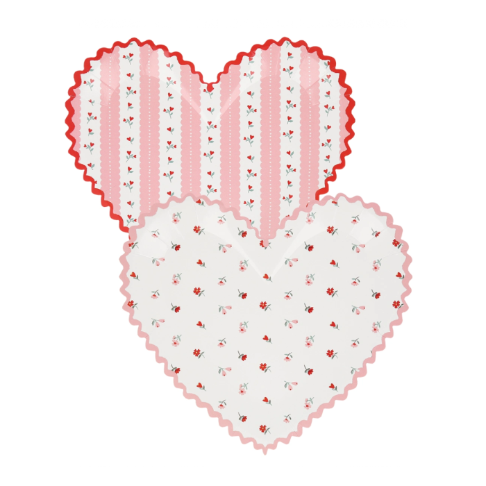 Paper plates Vintage Rose 8pcs