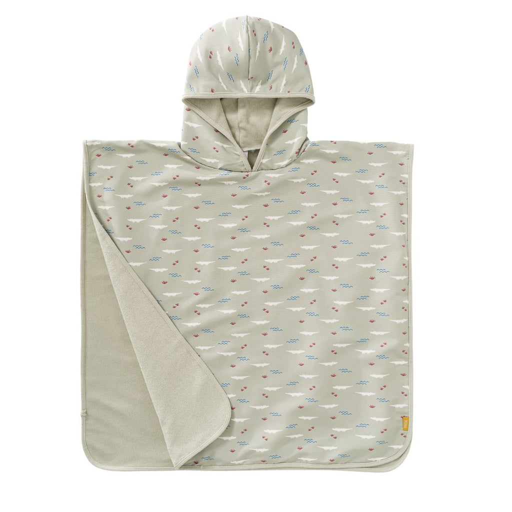 Παιδικό πόντσο με προστασία UV50-Fresk Croco-One size 1-3Υ