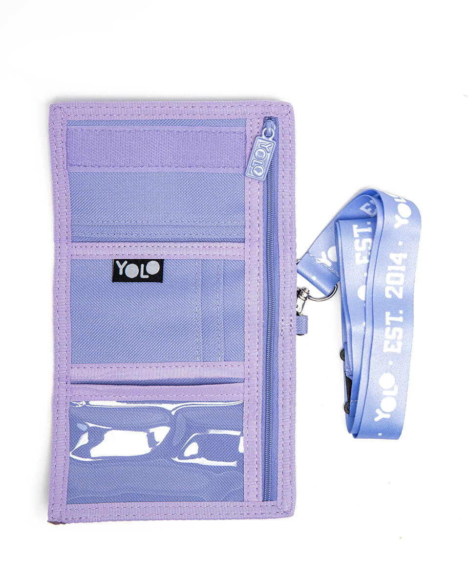 Kid's wallet Bright Star with strap  YOLO