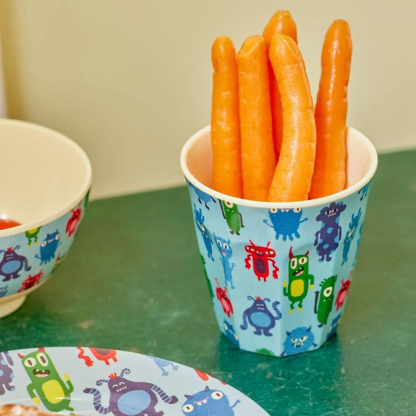 Παιδικό πιάτο μελαμίνης Τερατάκια Rice