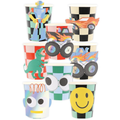 Χάρτινα ποτήρια για παιδικό πάρτι Monster Truck ( 8 τμχ ) 256ml Meri Meri