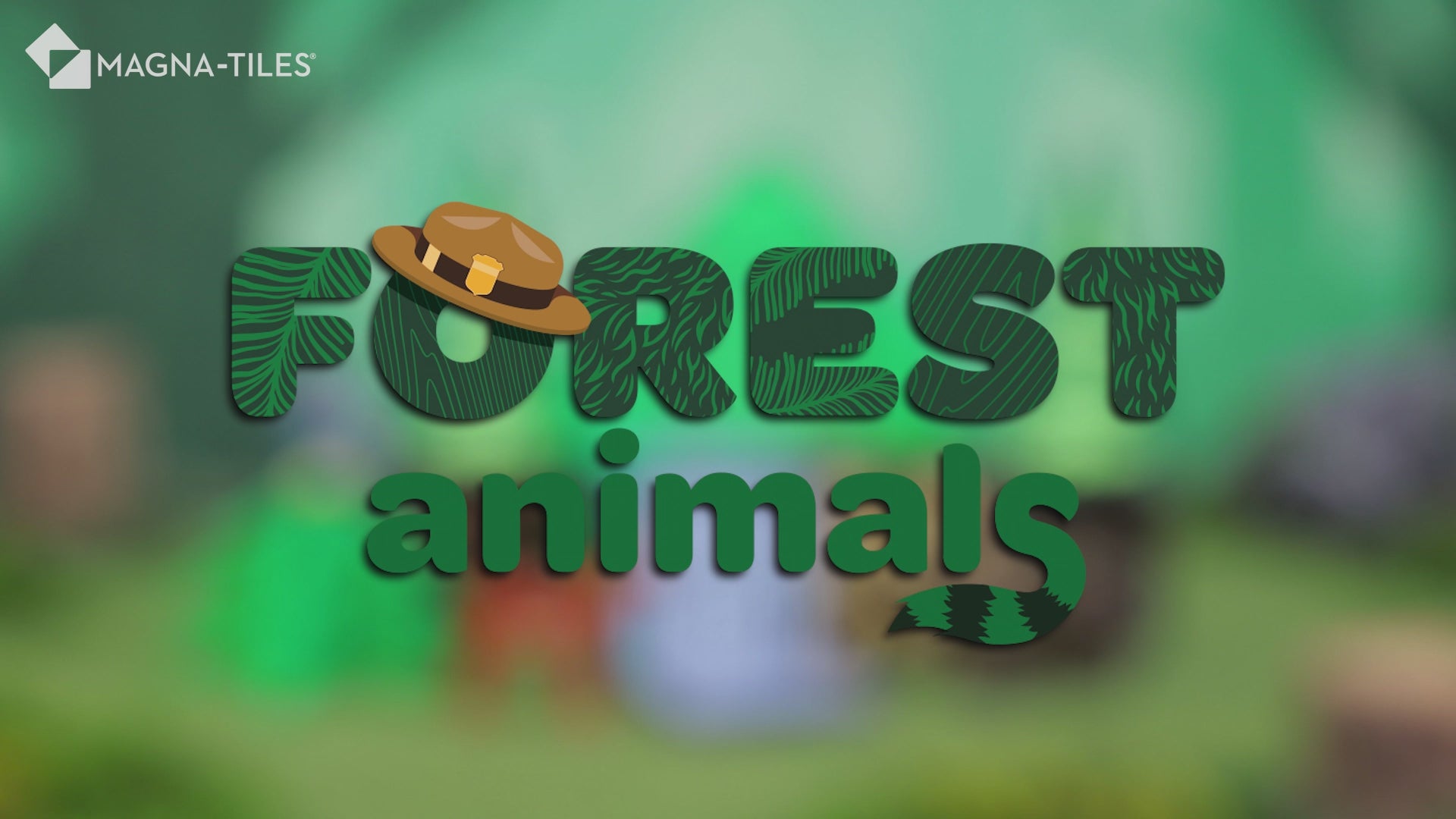 Magna-Tiles Μαγνητικό Παιχνίδι Forest Animals 3+ Ετών 22225