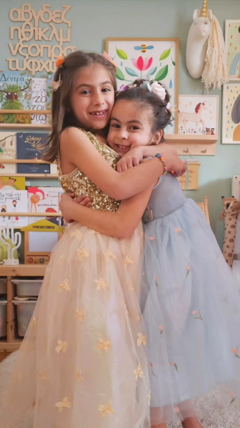 Kid's princess Angelique with wings 3-10 Y Souza