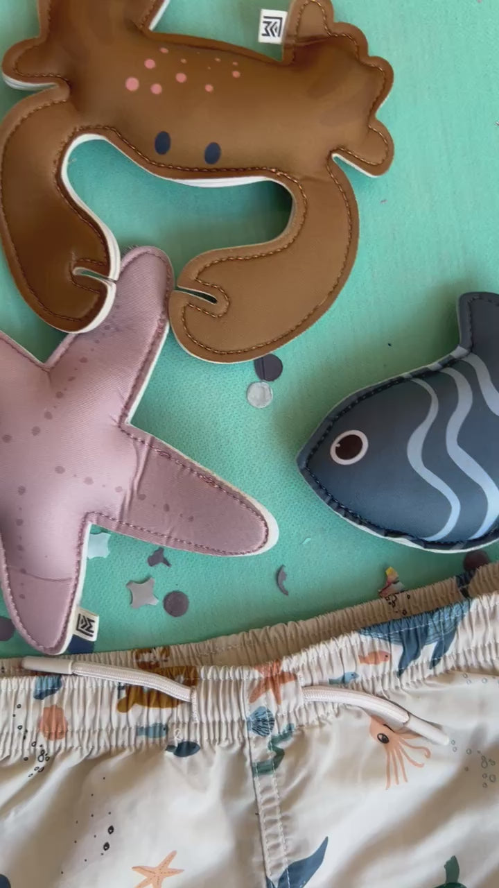 Παιδικό μαγιό σορτσάκι Duke Sea Creature/Sandy print 8Y-9Years - Liewood