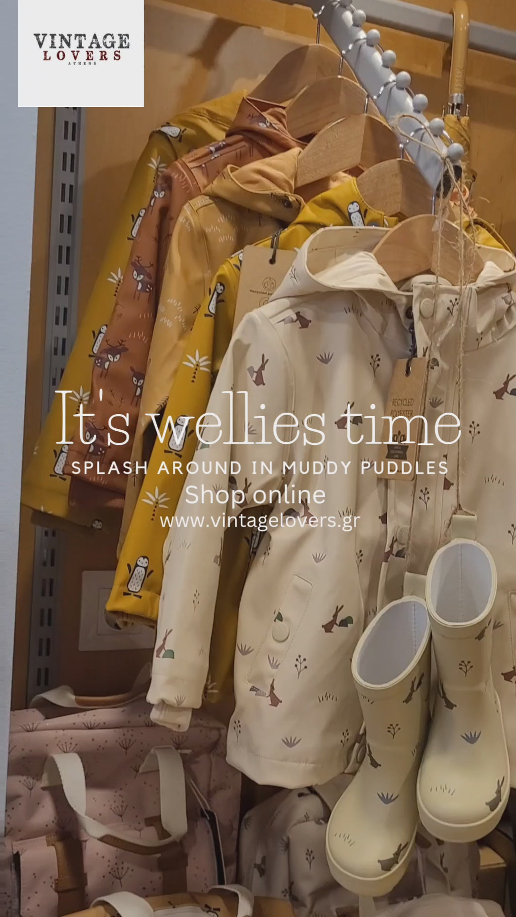 Children's wellies made of 100% natural rubber (No. 21-32) - Deer Copper Fresk