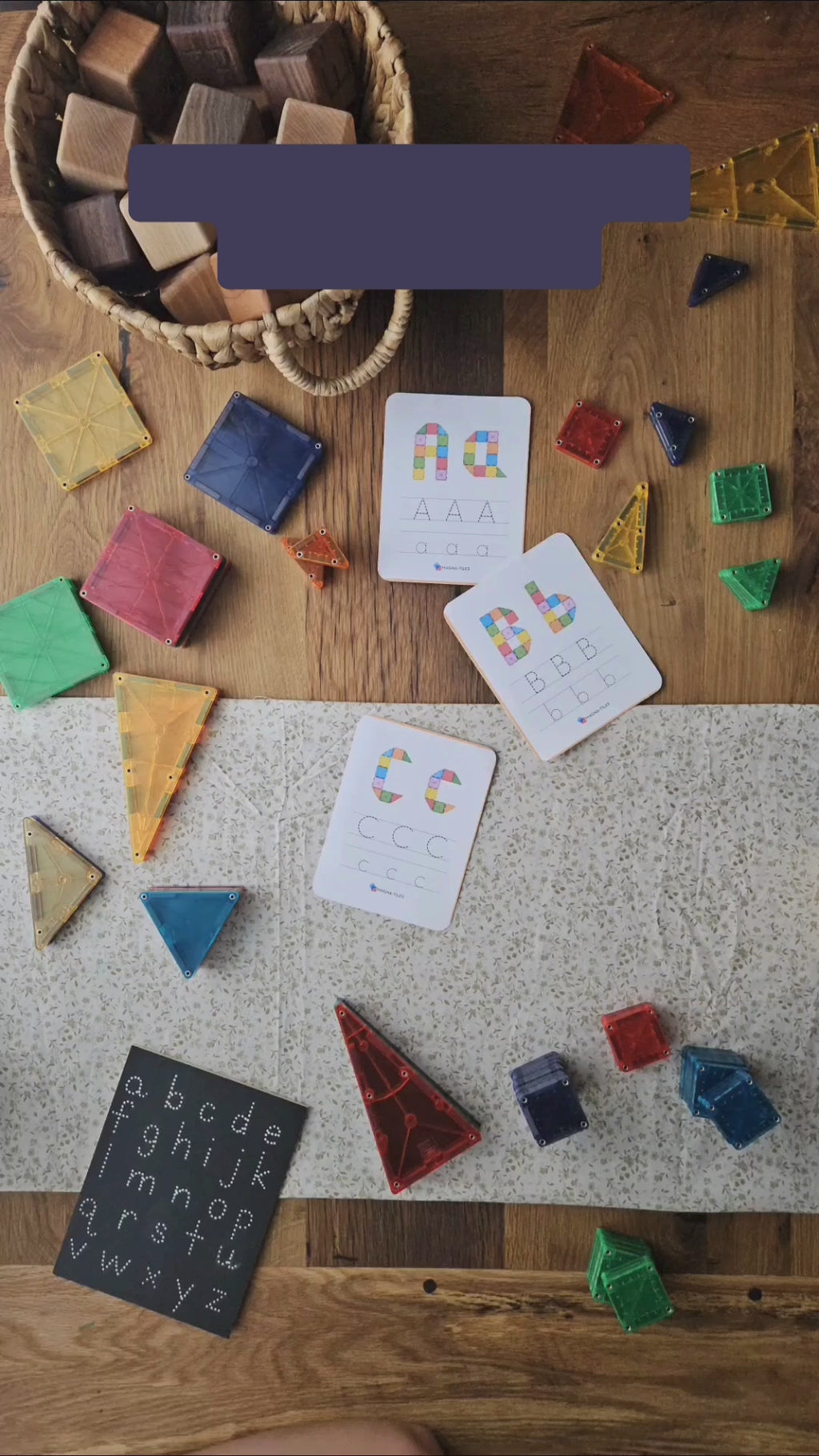 Combo 62-Piece Set 3Y+ Magna Tiles