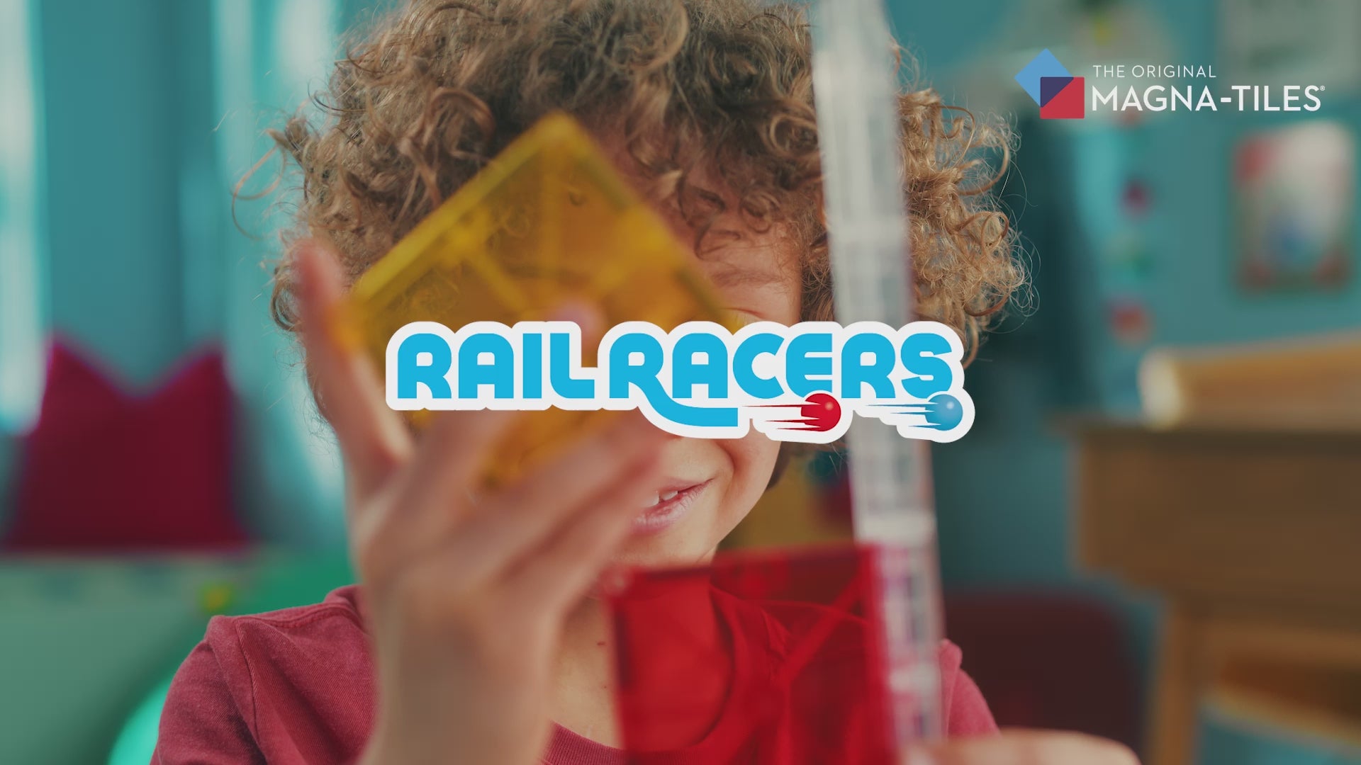 Παιδικό μαγνητικό παιχνίδι Rail Racers 33κομμάτια 3ετών+ Magna Tiles