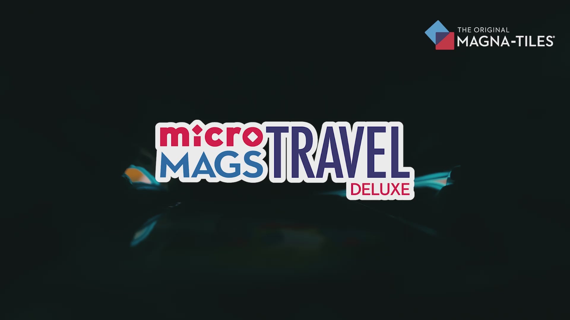 Παιδικό μαγνητικό παιχνίδι microMAGS Travel Set Deluxe 55 Κομμάτια 3ετών+ Magna-Tiles