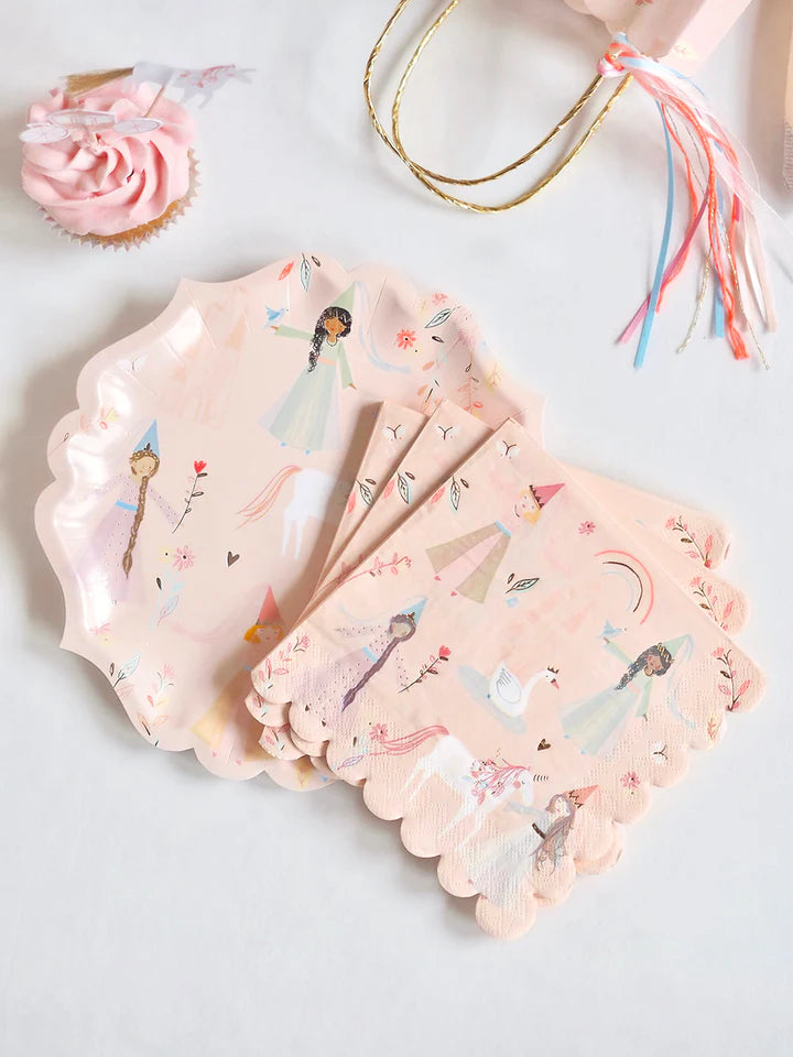 Meri Meri Princess Large Plates (x 8)