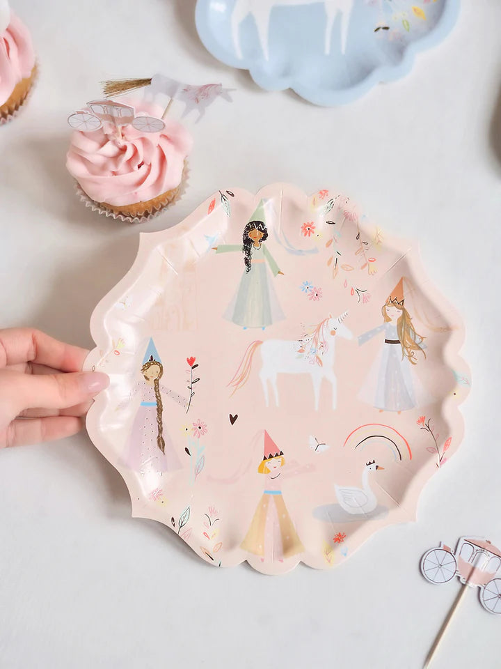 Meri Meri Princess Large Plates (x 8)