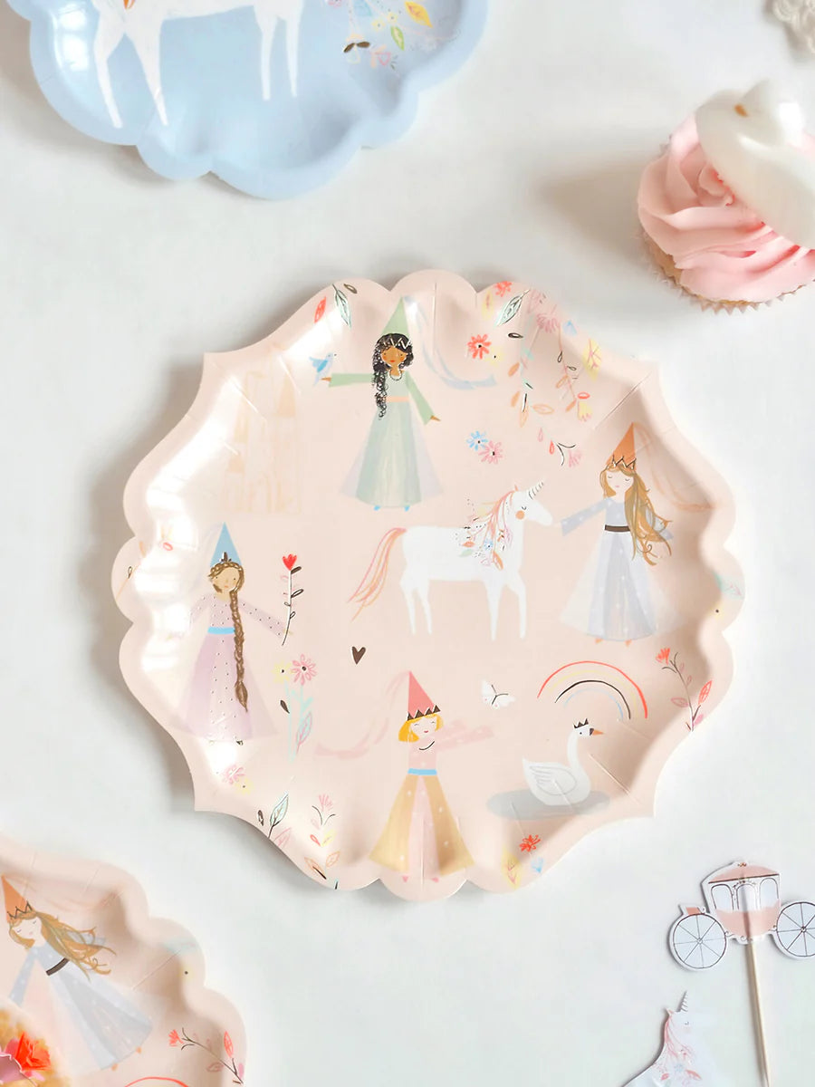 Meri Meri Princess Large Plates (x 8)