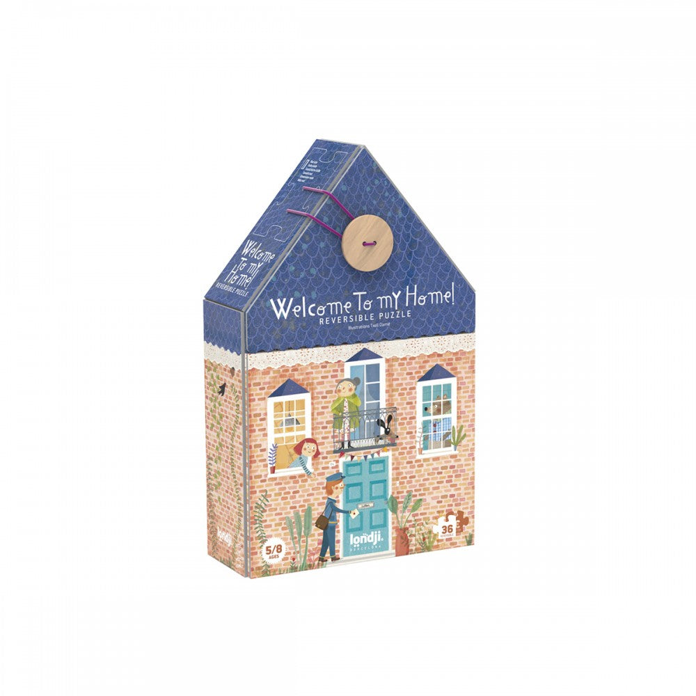Kid's reversible puzzle Welcome to my Home-Londji 36pcs 4+ years