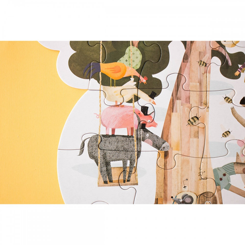 50-Piece reversible puzzle My Tree - Londji