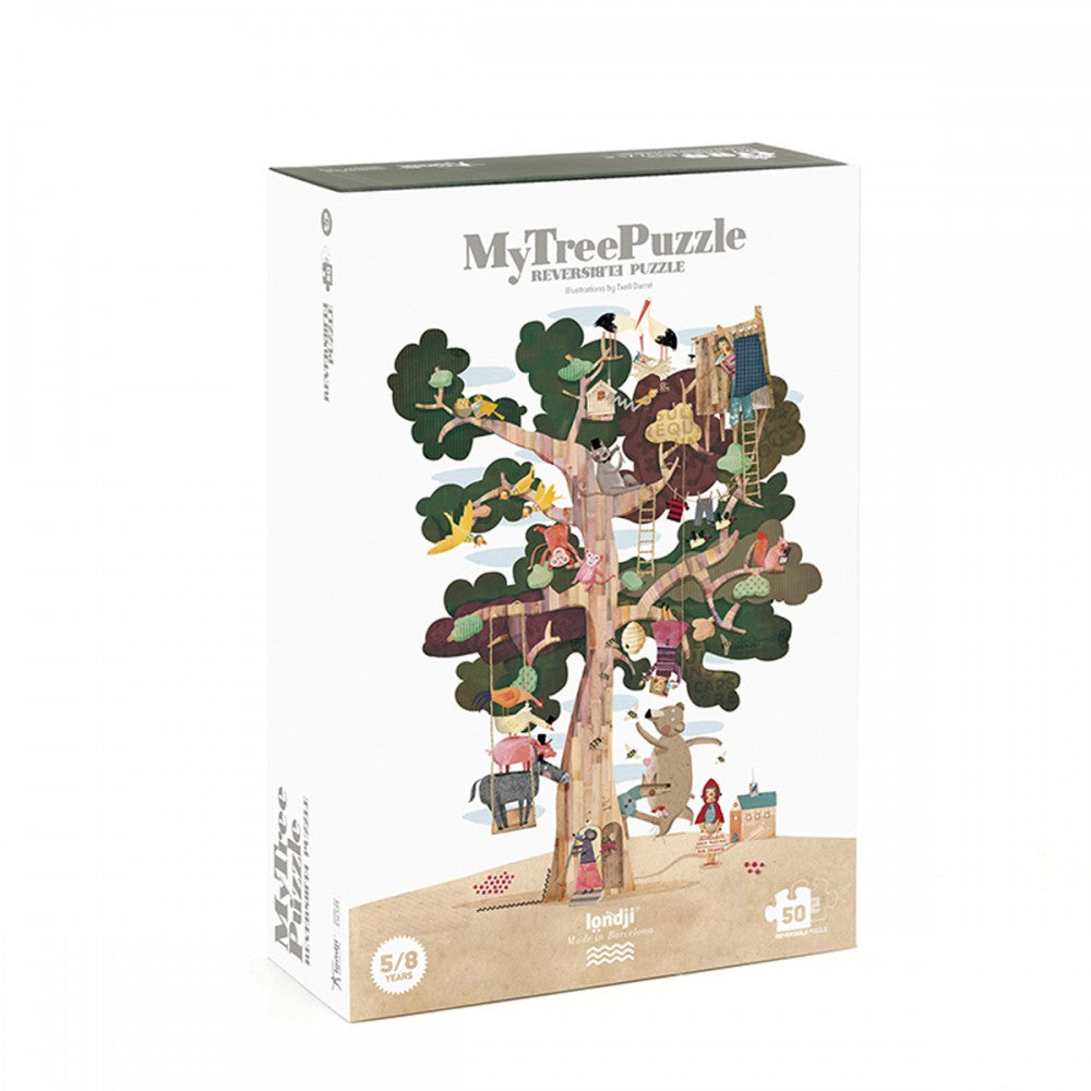 50-Piece reversible puzzle My Tree - Londji