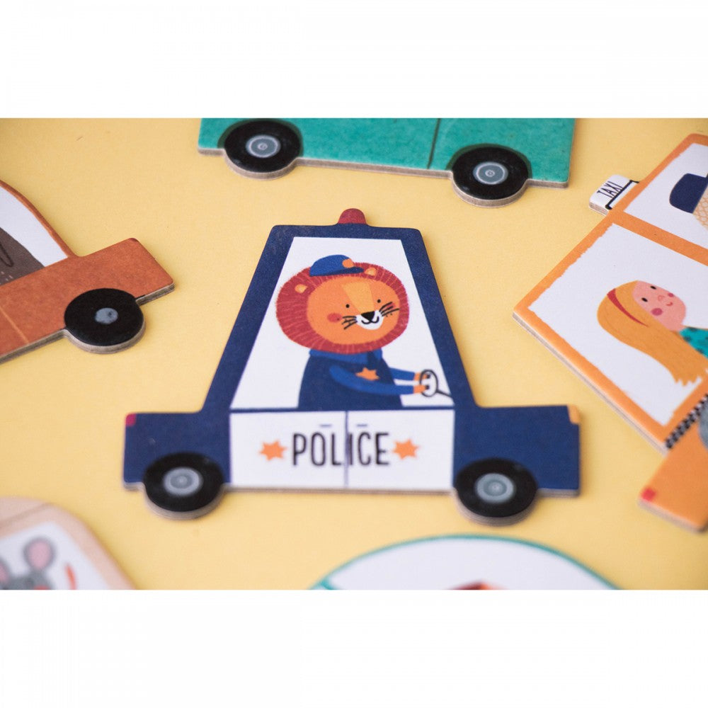 Kid's puzzle 48pcs "Beep beep" 3Y+ Londji