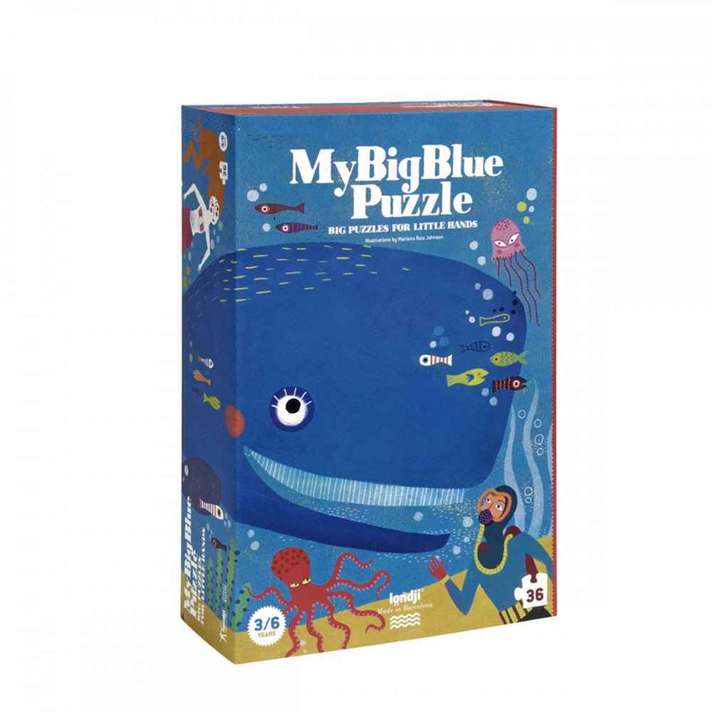Kid's puzzle 36pcs "My big blue" 3Y+ Londji