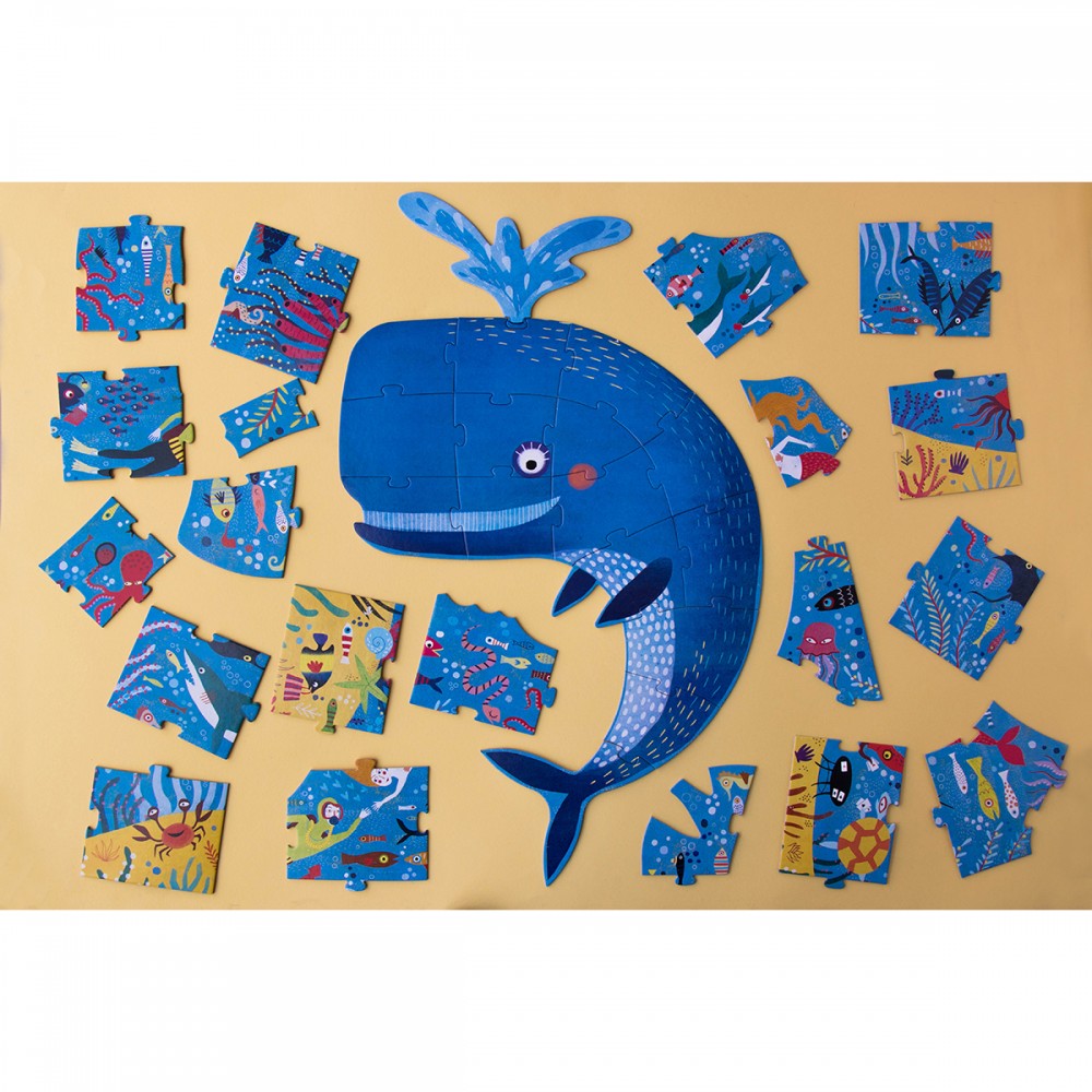 Kid's puzzle 36pcs "My big blue" 3Y+ Londji