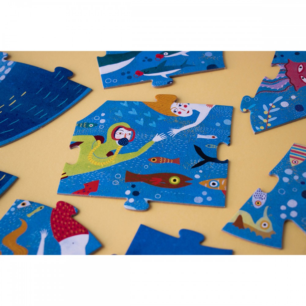 Kid's puzzle 36pcs "My big blue" 3Y+ Londji