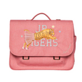 Retro school bag - It Bag Midi - Tutu Tiger (Pink melange) 30x38x15cm- 6Y+ Jeune Premier