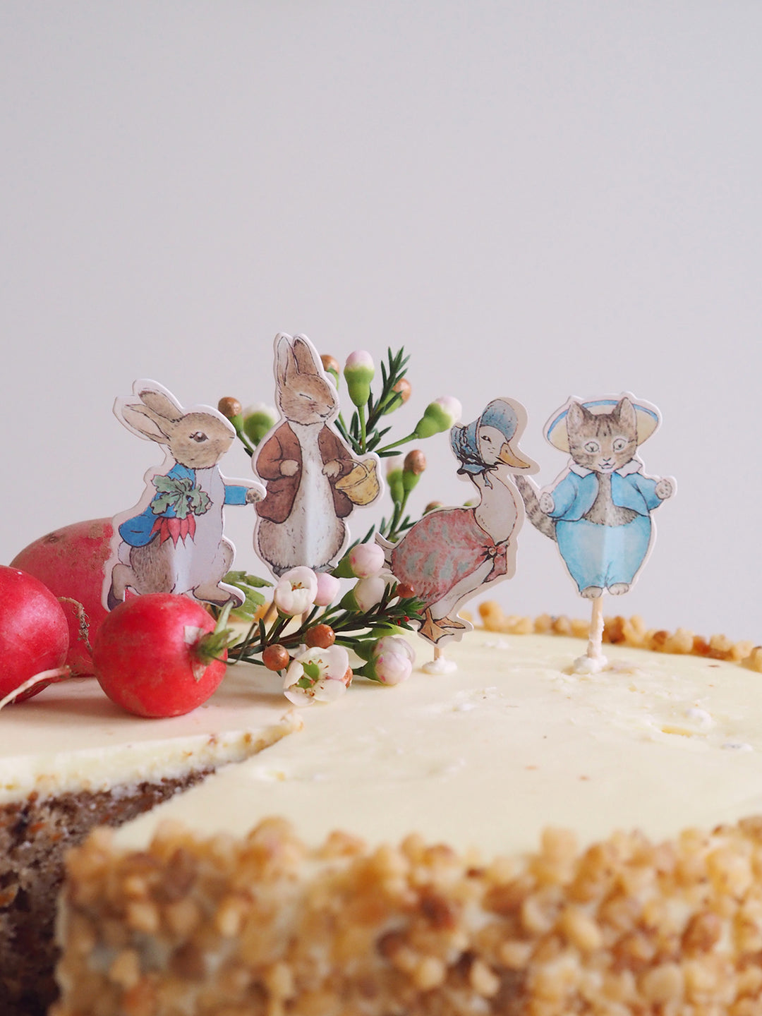 Cupcake Kit φορμάκια και toppers για παιδικό πάρτι Peter Rabbit In The Garden σετ 24τμχ Meri Meri