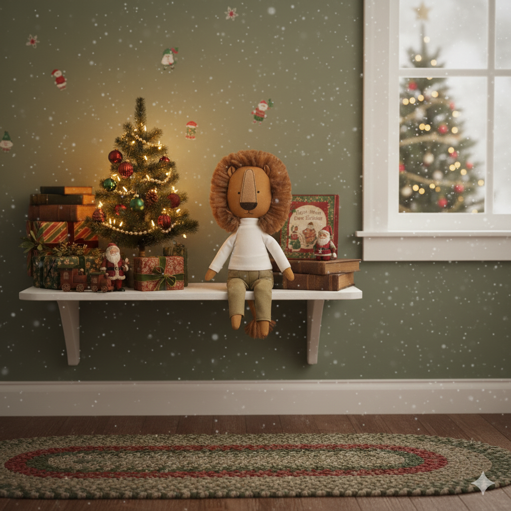 Fabric doll Cotti Motti Simon the lion 30 cm