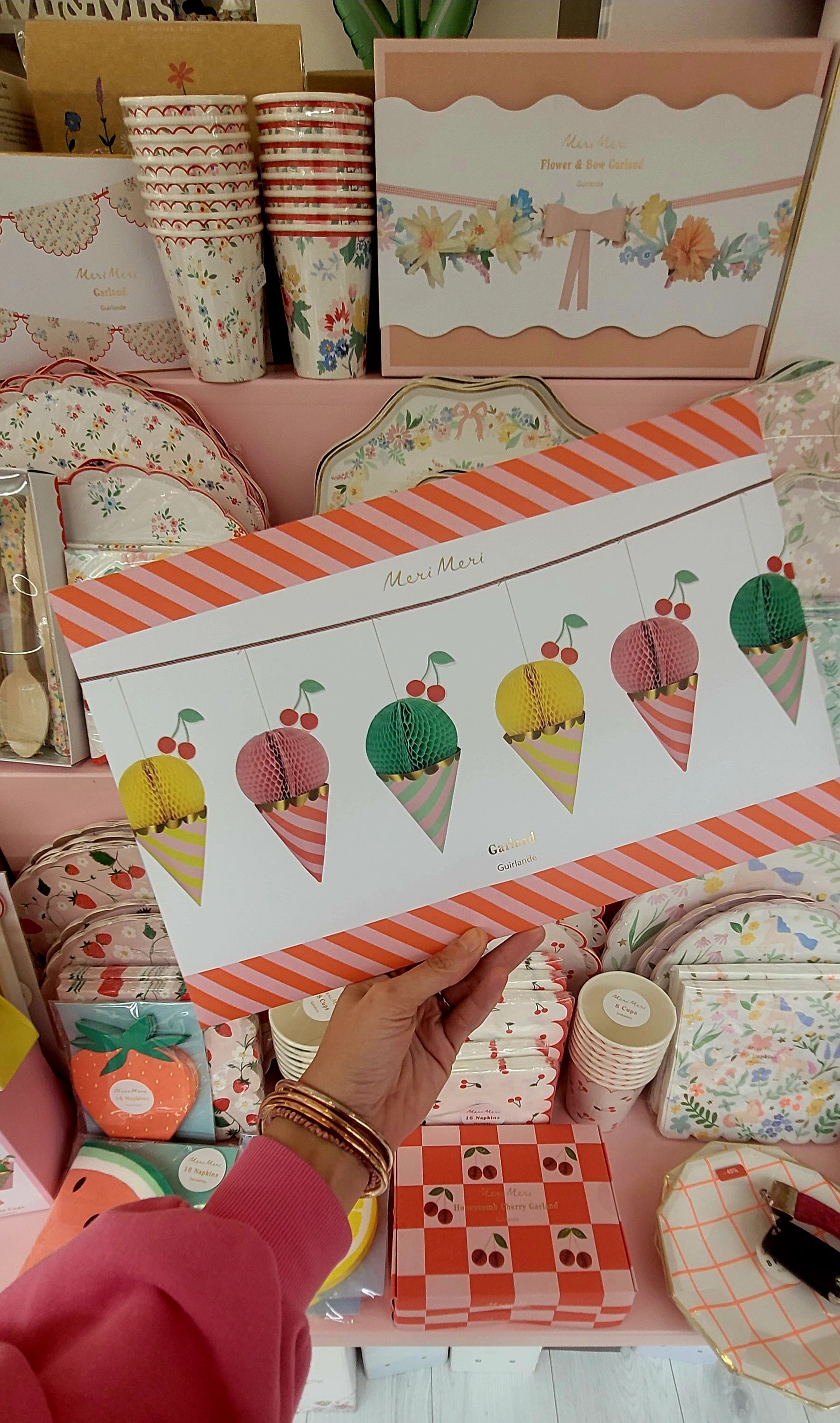 Ice Cream Party Garland 3m