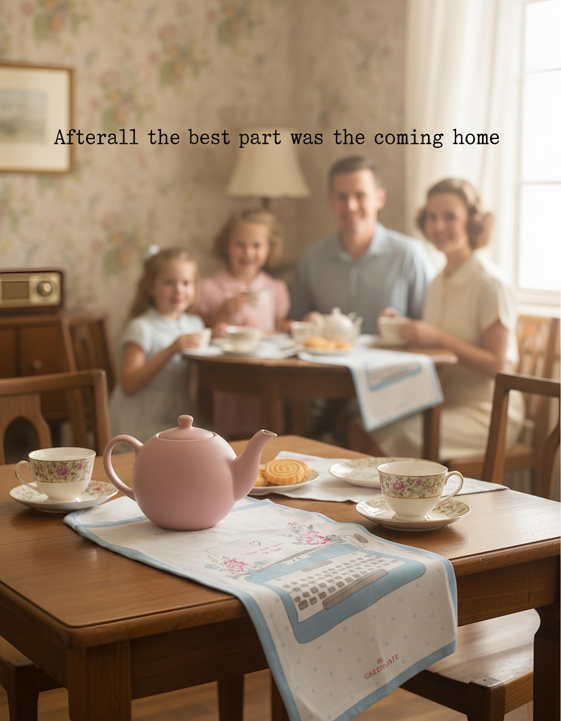 Ρετρο Πετσέτα Κουζίνας Γραφομηχανή (Tea Towel) -50cm