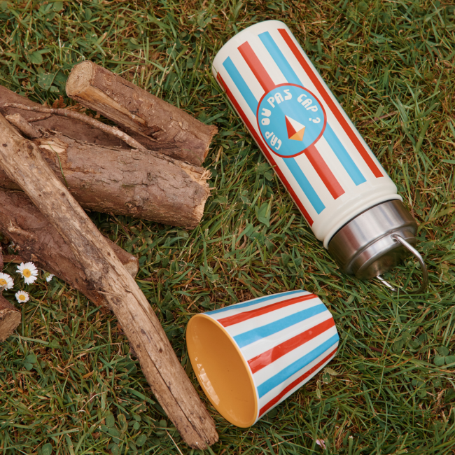 Μεγάλο Θερμός νερού με ρίγες Cap ou pas cap? 550ml