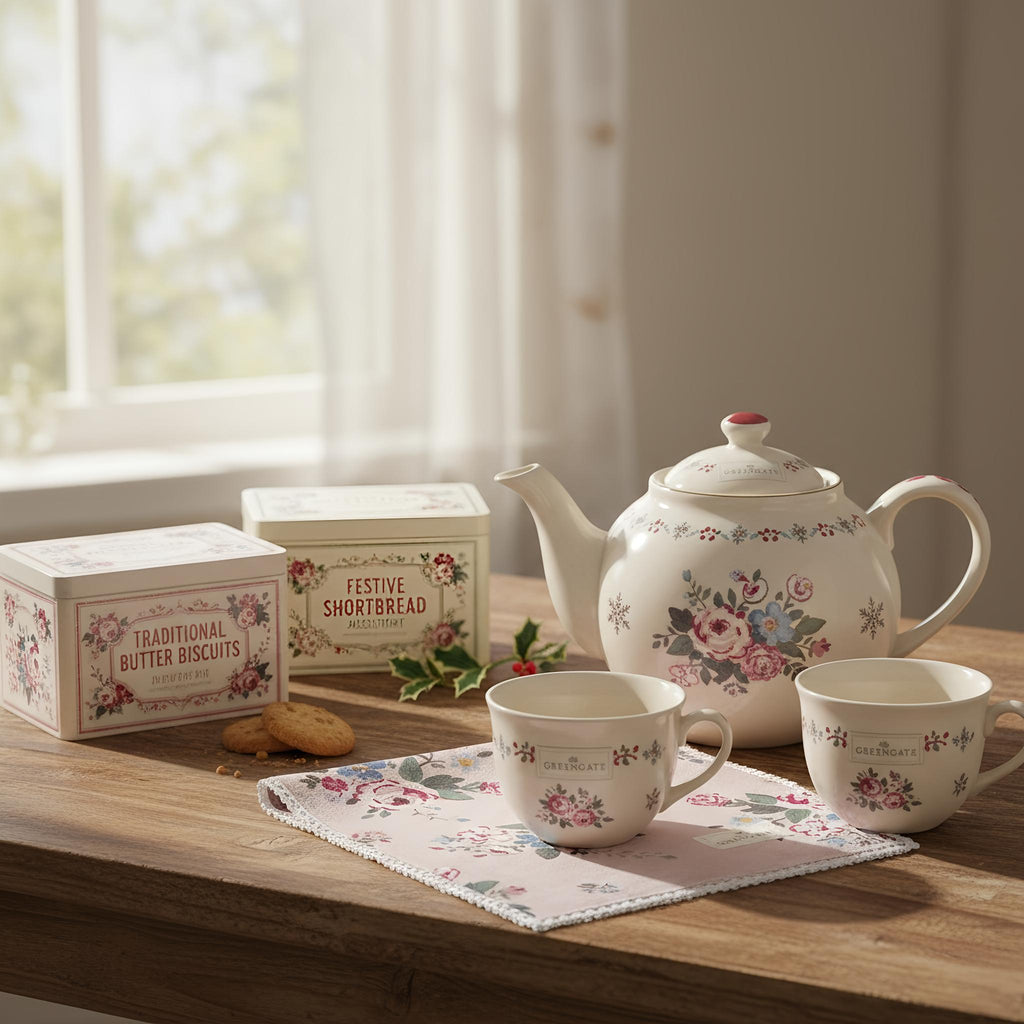 Cotton napkin with lace Inge-Marie pale pink 40cm