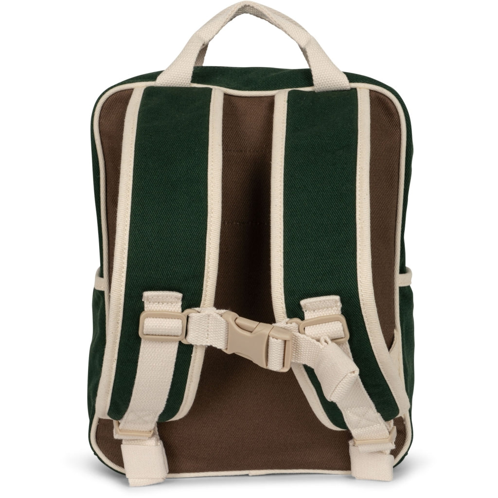 Kid's backpack Shitake color block 25x30cm Konges Slojd