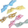Kid's gingham hair bows-Set of 6-Meri Meri