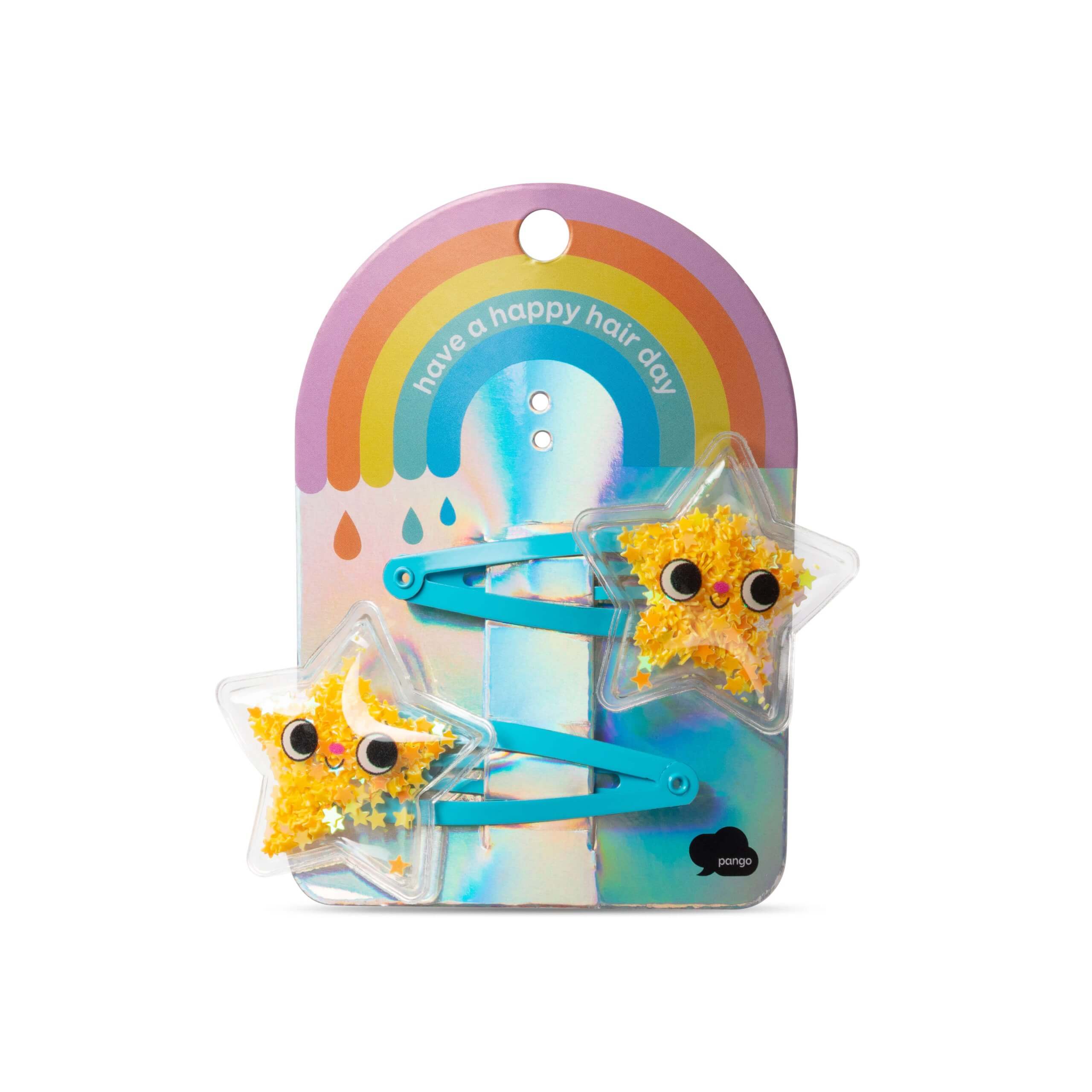 Children's accessories - 2pcs of hair clips in 6 different designs - Pango