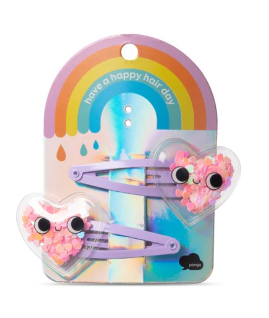 Children's accessories - 2pcs of hair clips in 6 different designs - Pango