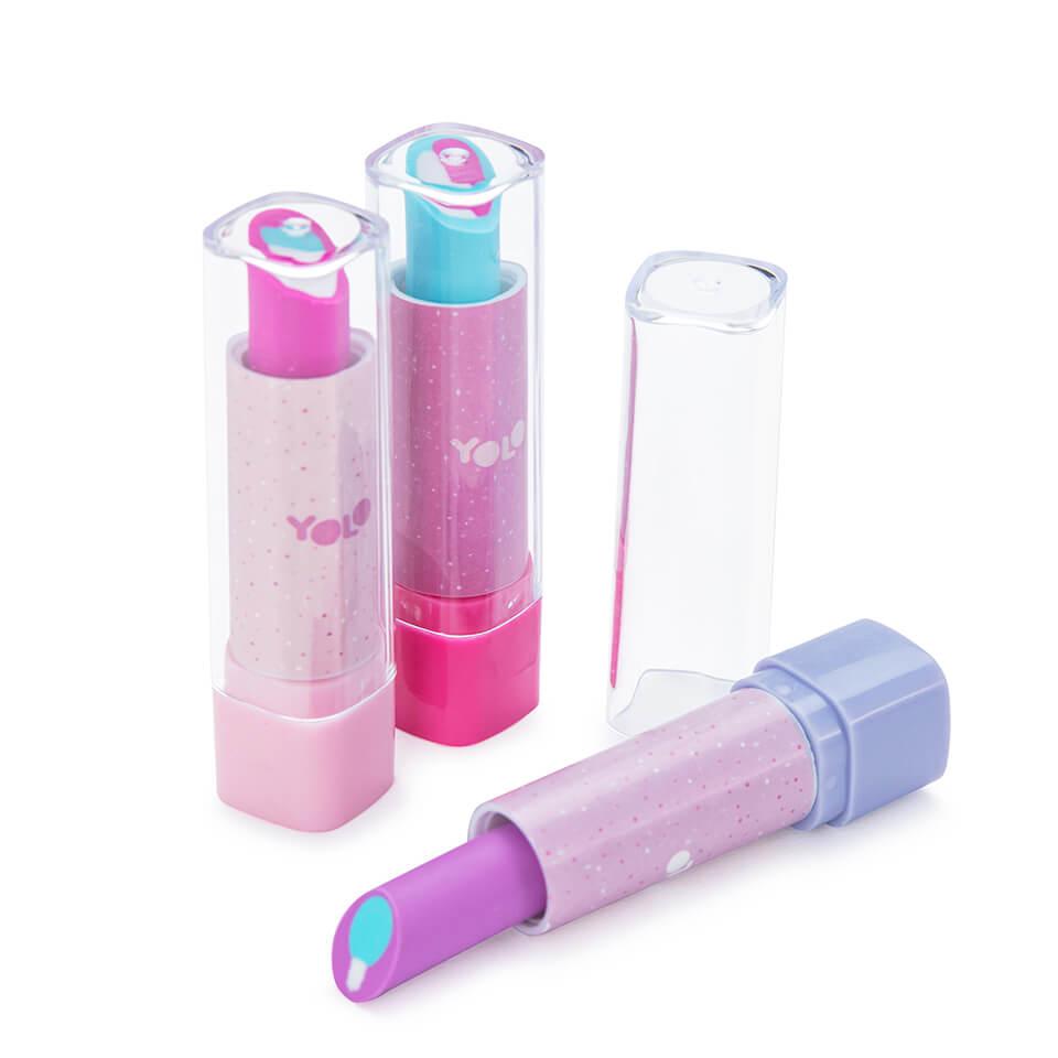 Σετ 3 αρωματικές γόμες κραγιόν - Yolo