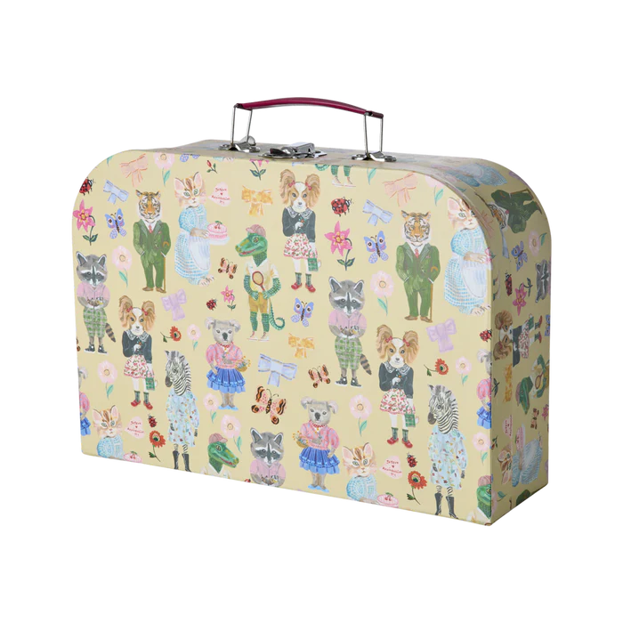 Σετ 3 limited edition βαλιτσάκια αποθήκευσης Nathalie Lété 9x30x20.5cm RICE