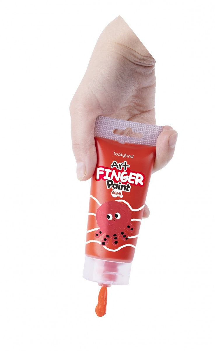 Παιδικό σετ 6 πολύχρωμες δακτυλομπογιές +3 ετών TookyLAND