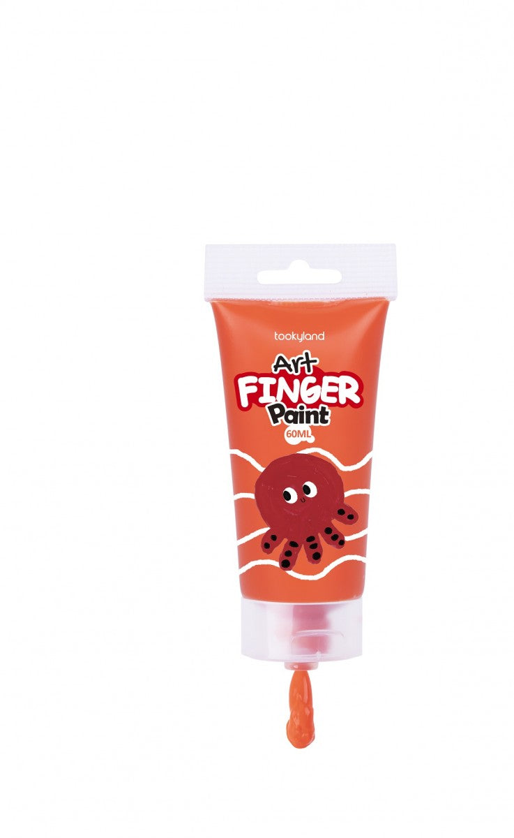 Παιδικό σετ 6 πολύχρωμες δακτυλομπογιές +3 ετών TookyLAND