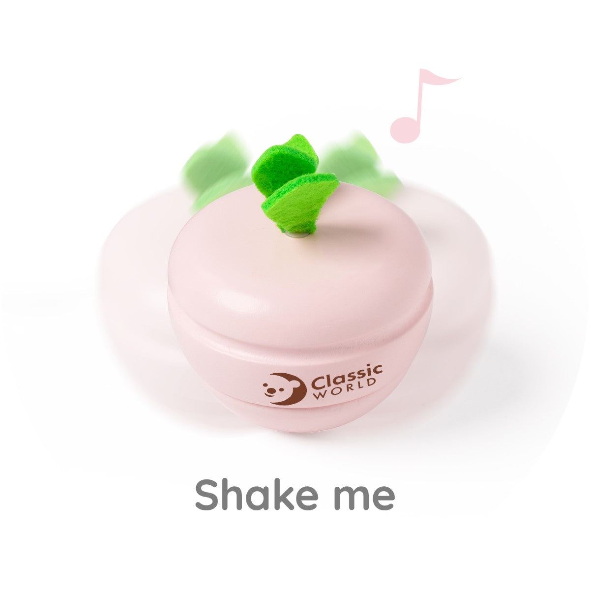 Σετ δώρου για νεογέννητο με ξύλινα παιχνίδια 3 τμχ λαγουδάκι +0 μηνών Classic World