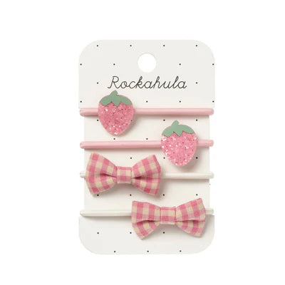 Set 4pcs Strawberry Fields Ponies 3Y+ Rockahulla Kids