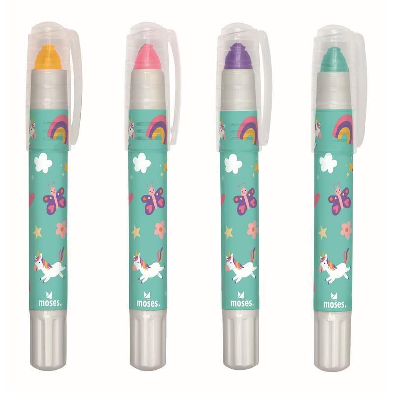 Metallic wax crayons set of 4 Moses