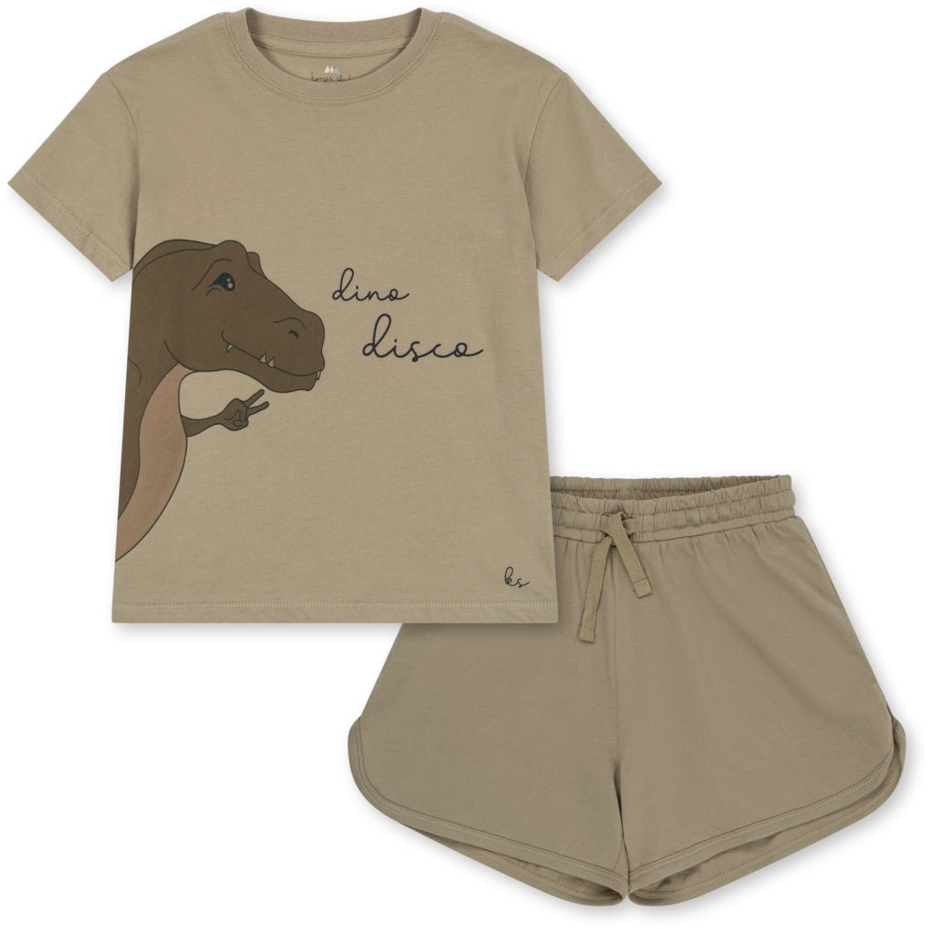 Παιδικό σετ με κοντομάνικο και σορτσάκι Overland 9M-3Y Konges Slodj